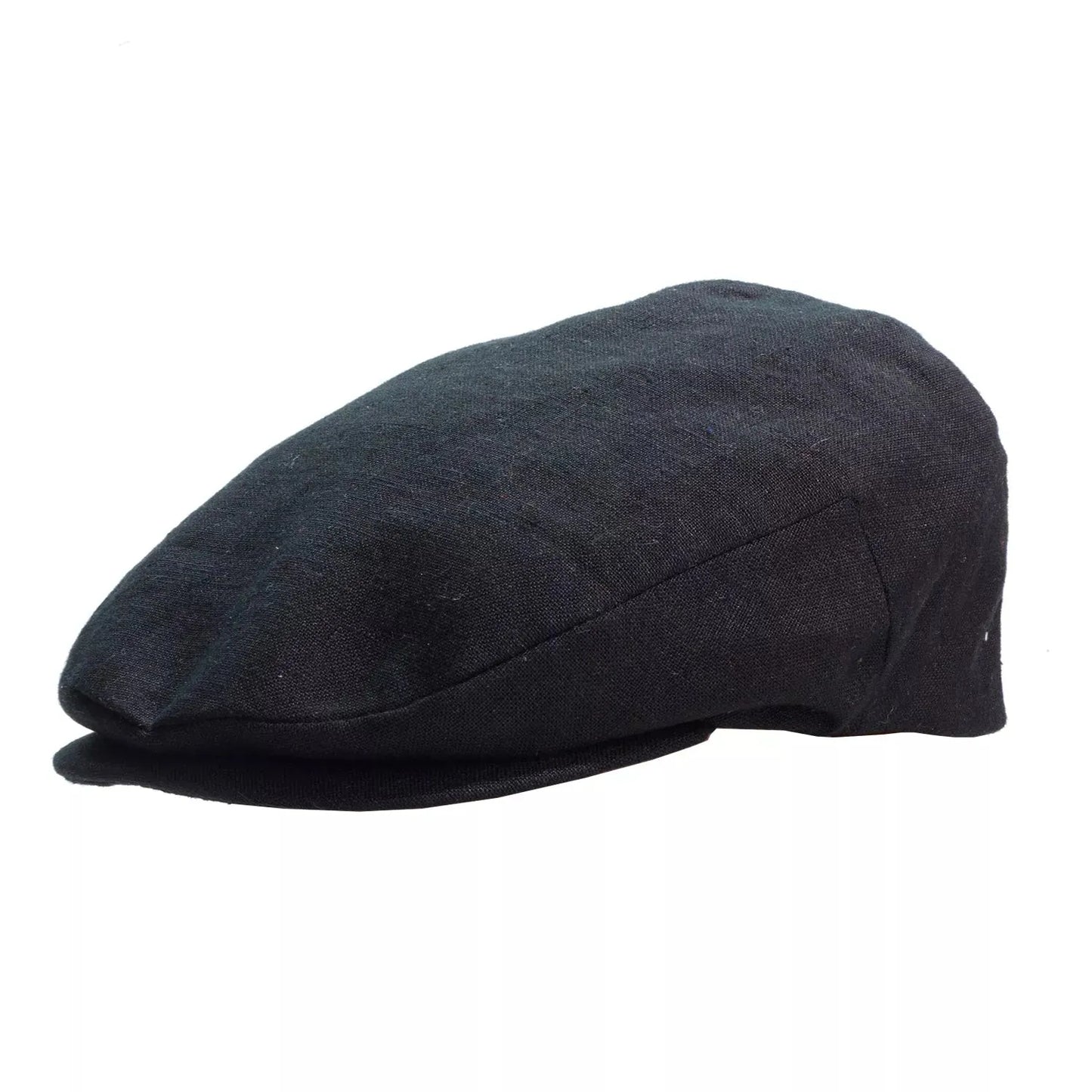 Gorra plana de lino