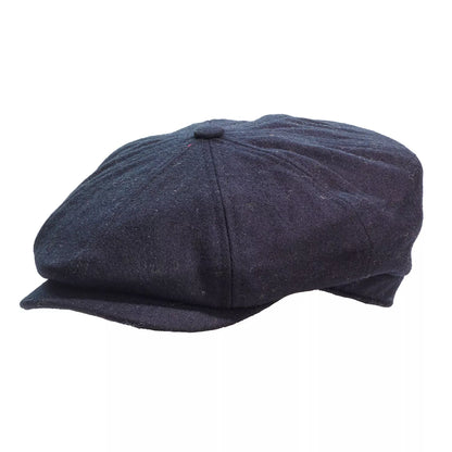 Laird Hatters Loden 'Brooklyn' Newsboy Cap - Black