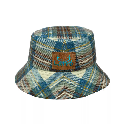 Sombrero de pescador de tartán